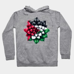 Palestinian Floral Flag Hoodie